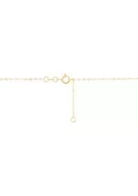 Cable Chain Necklace in 10K Yellow Gold