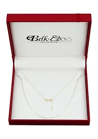 Cable Chain Necklace in 10K Yellow Gold