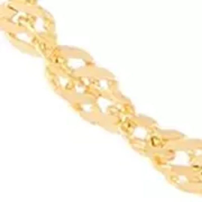 Solid Singapore Chain in 10K Yellow Gold