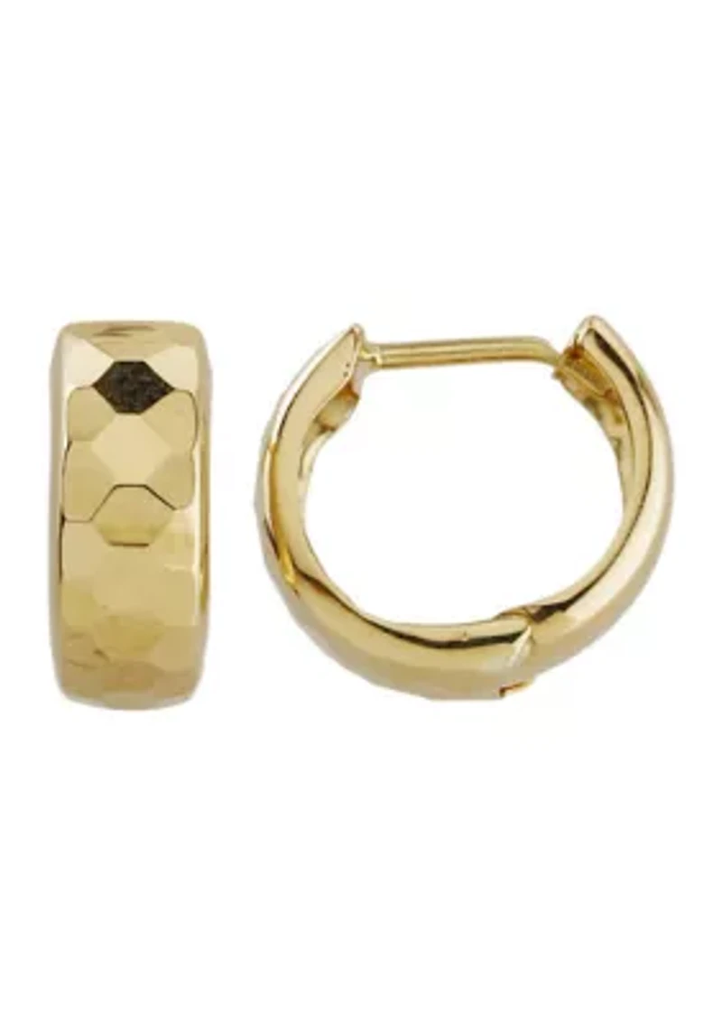 6 Millimeter Ball Stud & Huggie Earring Set in 10K Yellow Gold
