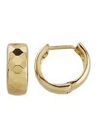 6 Millimeter Ball Stud & Huggie Earring Set in 10K Yellow Gold