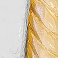 Bypass Tube Hoop Earrings in 10K Yellow and White Gold