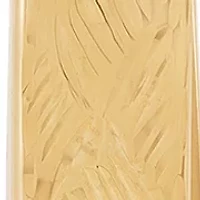 Woven Cut Tube Hoop Earrings in 10K Yellow Gold