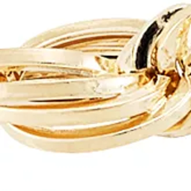 Open Oval Rope Chain in 10K Yellow Gold