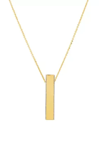 Long Necklace in 10K Yellow Gold
