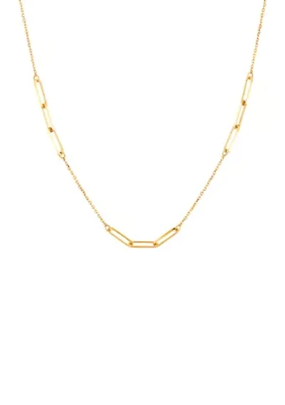 Link Chain Necklace in 10K Yellow Gold 