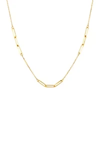 Link Chain Necklace in 10K Yellow Gold 