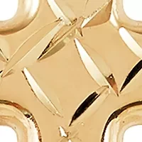 Cross RVSB Dangle Necklace in 10K Yellow Gold