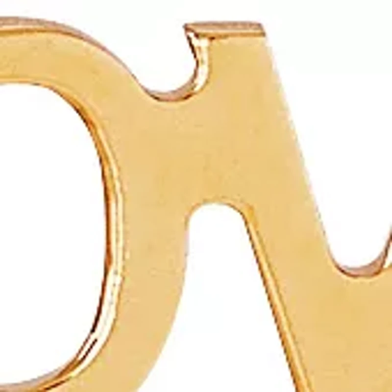 Love on Curb Chain in 10K Yellow Gold