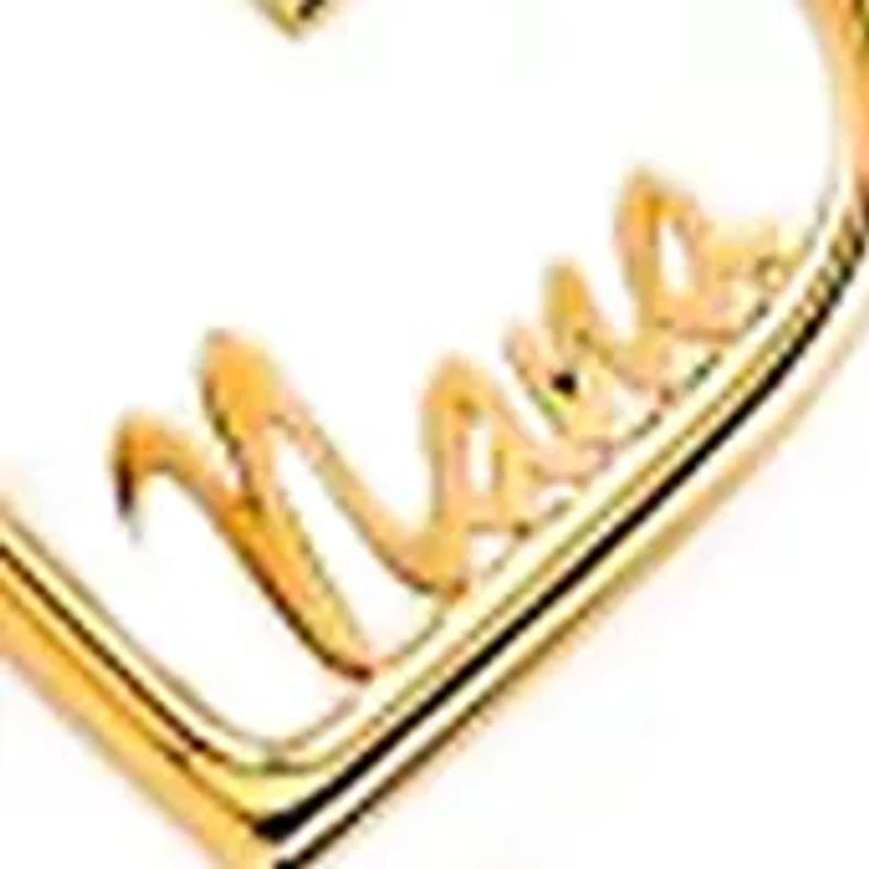 Heart Necklace in 10K Yellow Gold