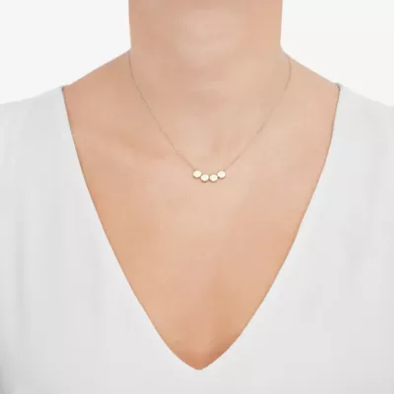10K Yellow Gold Mama Bead Necklace
