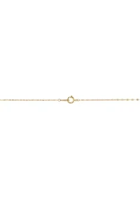 Long 2 Bar Drop Necklace in 10K Yellow Gold