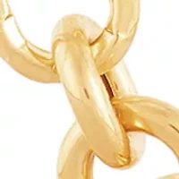 Paperclip Chain Necklace in 10K Yellow Gold