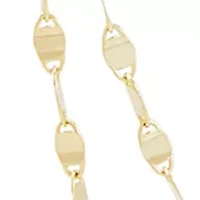 Layered Mirror Necklace in 10K Yellow Gold