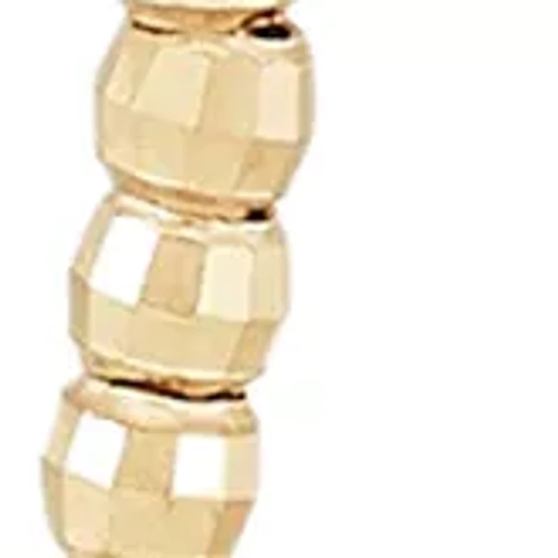 1.5 Millimeter Beads Chain Necklace in 10K Yellow Gold