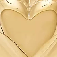 Graduated Heart Necklace in 10K Yellow Gold