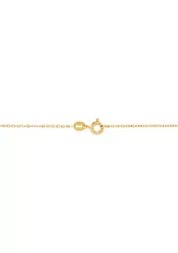 Sunbrust Butterfly Necklace in 10K Yellow Gold