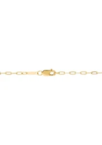 Heart Necklace in 10K Yellow Gold