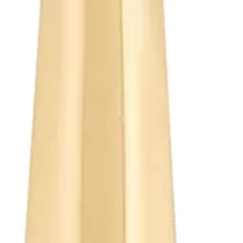 Cross Pendant with 18" Bar Station Forzantina Chain in 10K Yellow Gold