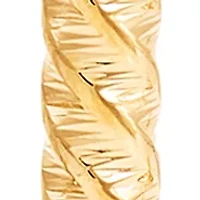 Tube Cross Pendant in 10K Yellow Gold