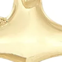 Crucifix Anchor Pendant with 20" Figaro Chain in 10K Yellow Gold