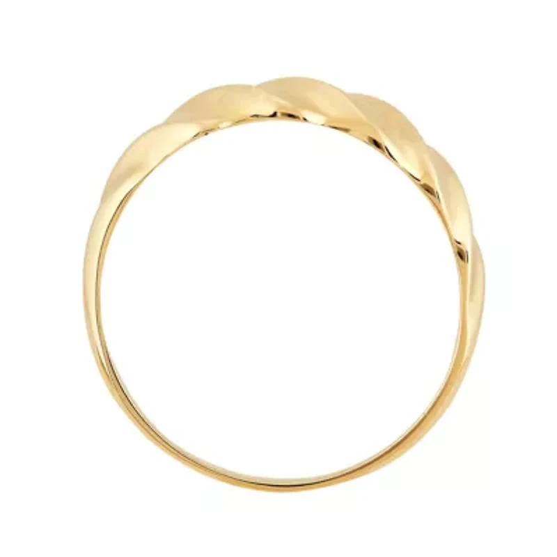 14K Yellow Gold ShrimpBand Ring