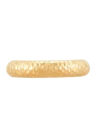 Tube Band Ring in 10K Yellow Gold