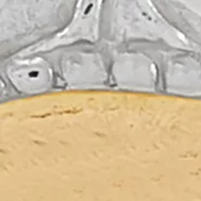 Oval Mi Bautizo (My Baptism) Pendant in 10K Yellow and Rose Gold