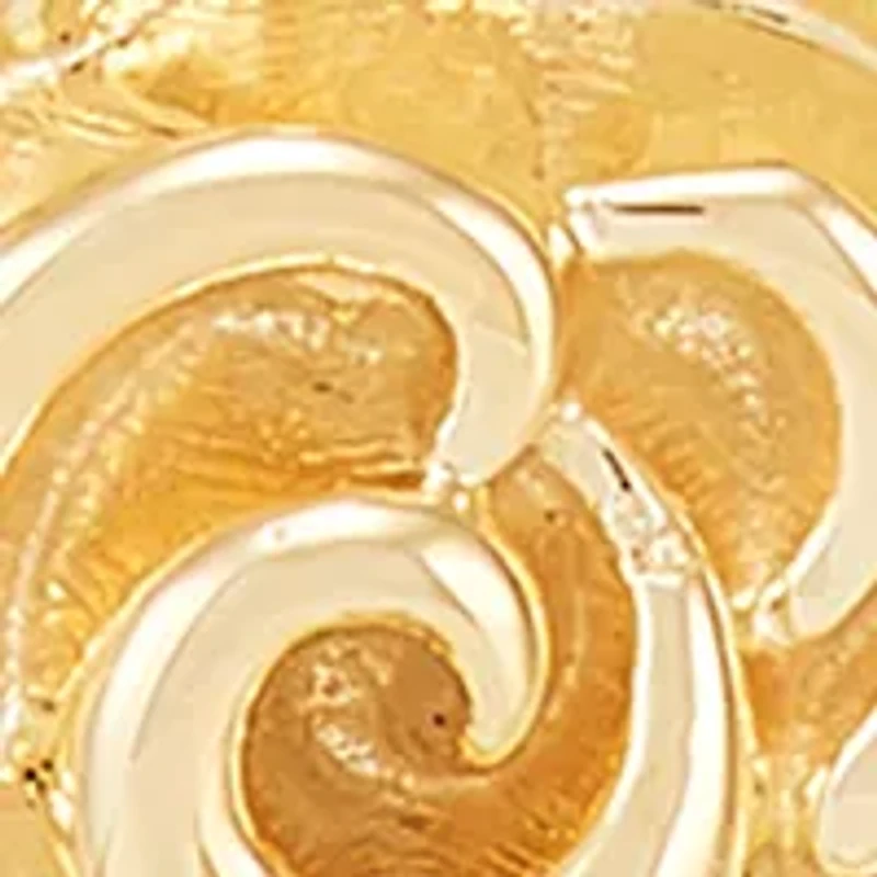 Flower Pendant Necklace with 18" Box Chain in 10K Yellow Gold