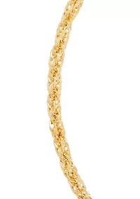 Infinity Rope Chain in 10K Yellow Gold