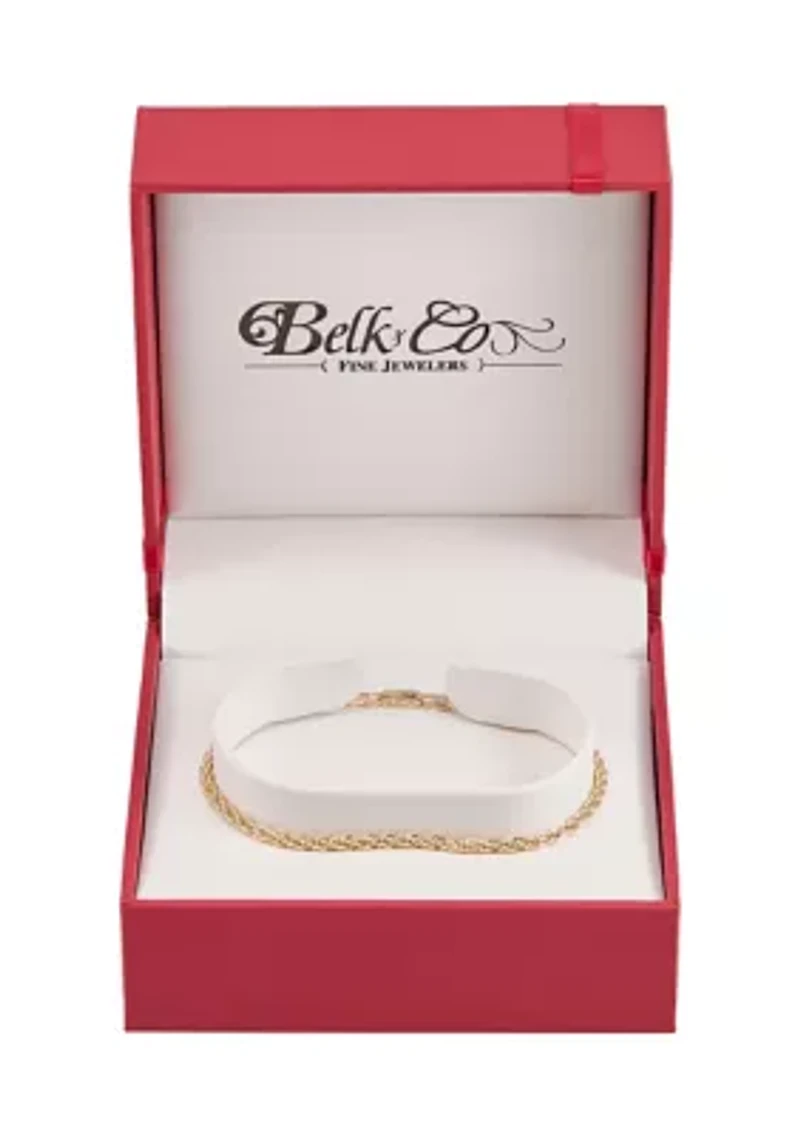Infinity Rope Chain in 10K Yellow Gold