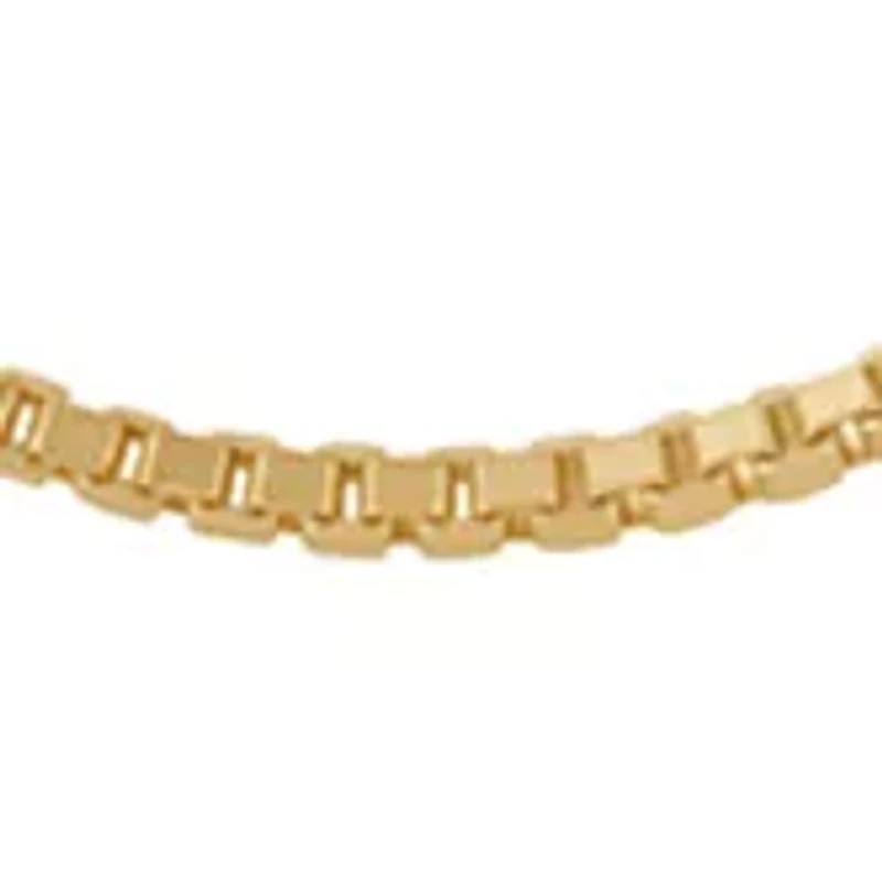 14K Yellow Gold Solid Box Chain