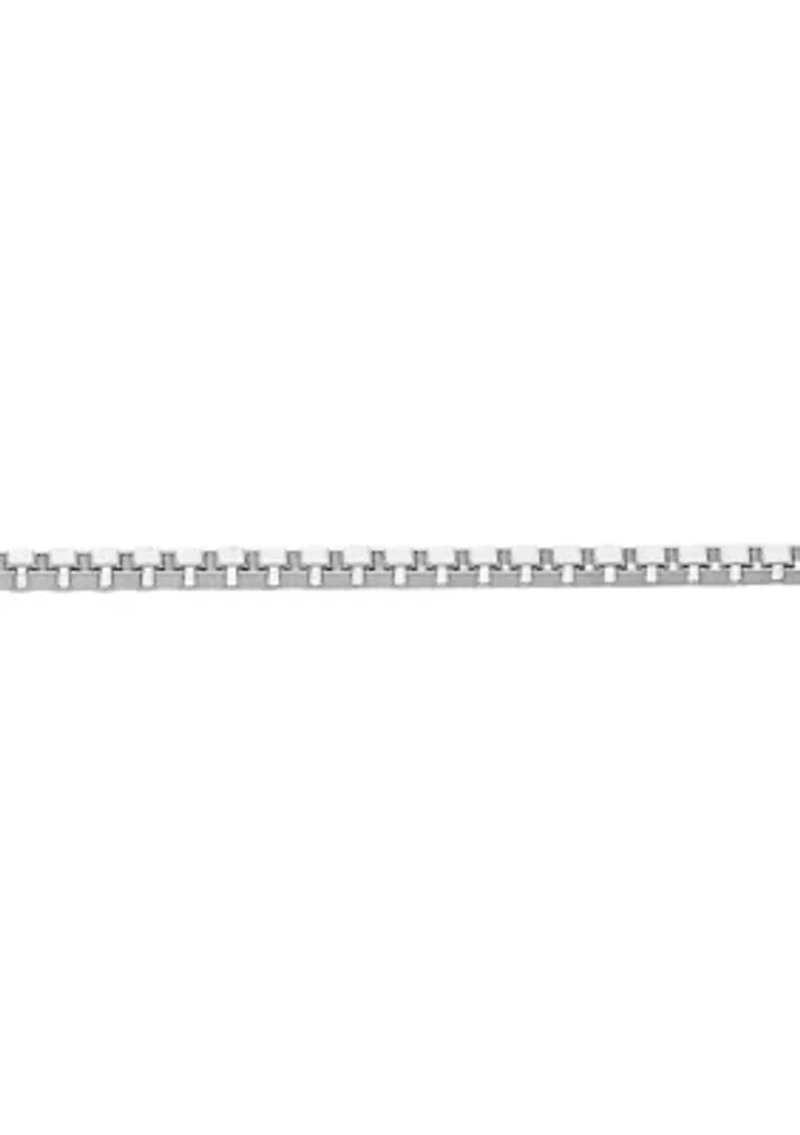 14K Gold Solid Box Chain Necklace
