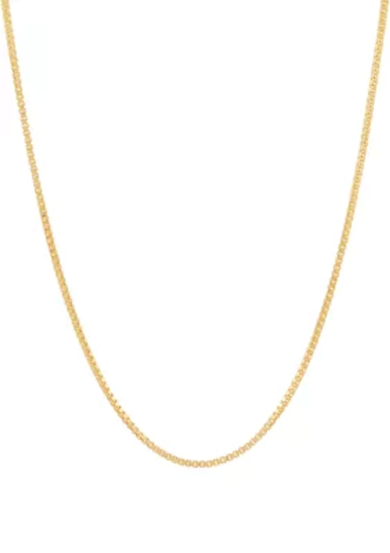 Chain Necklace in 14k Yellow - Gold Box