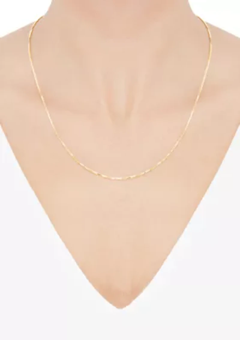 Chain Necklace in 14k Yellow - Gold Box