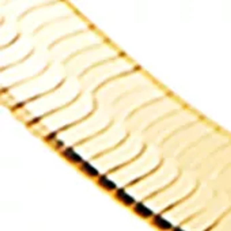 4.5 Millimeter Solid Herringbone Chain Necklace in Gold Over Sterling Silver