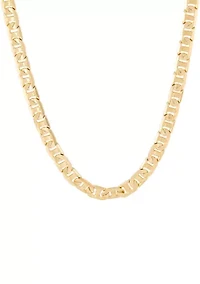 Solid Marina Chain Necklace in Sterling Silver