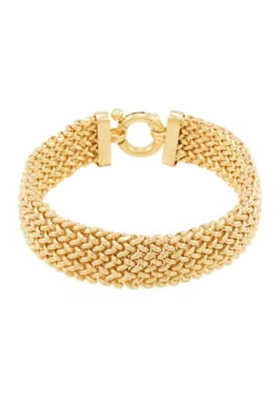 Hollow Domed Woven Bracelet