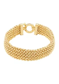 Hollow Domed Woven Bracelet