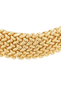 Hollow Domed Woven Bracelet