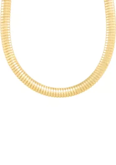 Heavy Hollow Tubogas Chain in Sterling Silver