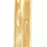 Round Tube Hoop Earrings in Gold Over Sterling Silver