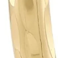 30mm Round Tube Hoop Earring in Gold Over Silver