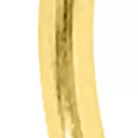 2 mm x 40 mm Round Tube Hoop Earrings in Gold Over Sterling Silver