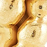 Twisrted J Hoop in Sterling Silver