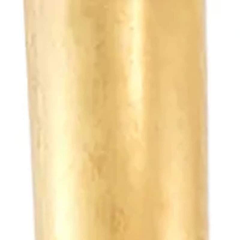 Flat Diamond Cut Hoop Earring in Gold Over Sterling Silver