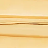 Ribbed 3/4 Hoop Earrings