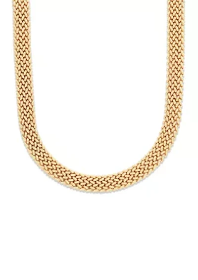 Multi Moven Tessere Necklace in Gold Over Sterling Silver