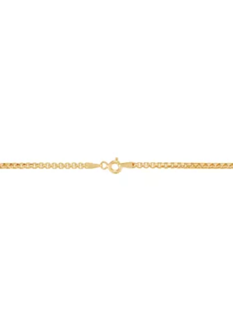 Men's Huggest Large Cross Pendant with 22" Box Chain