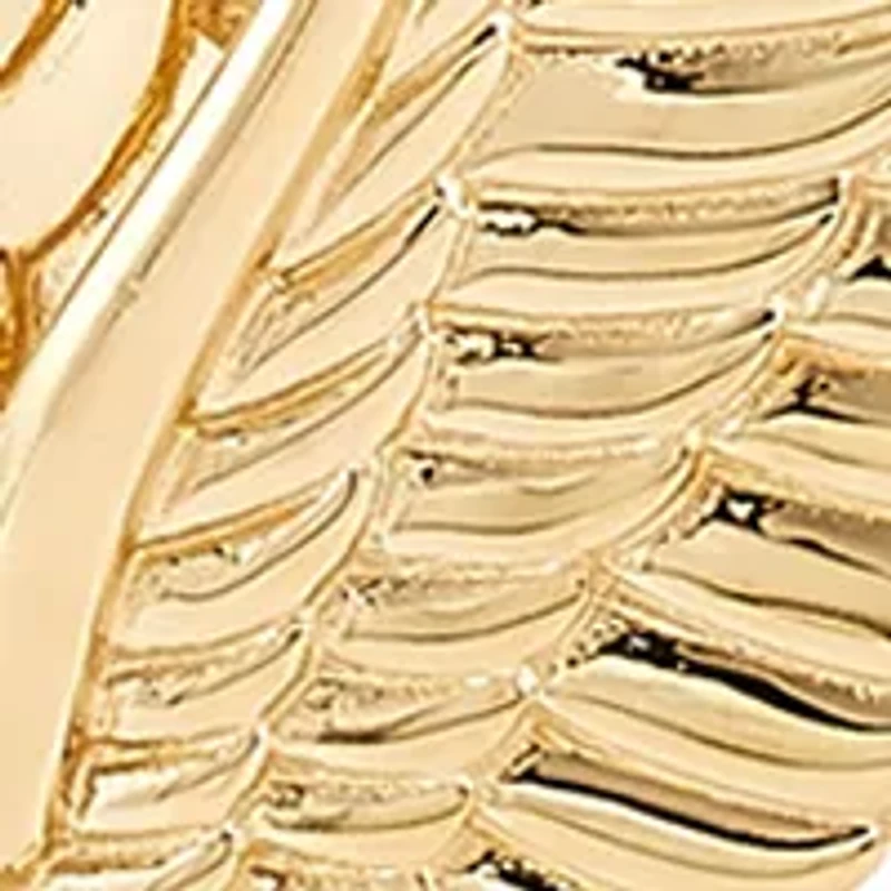 Eagle Pendant Necklace in 22" Rope Chain with Sterling Silver
